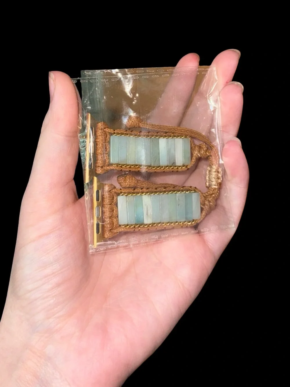 Cape Diablo Amazonite Protection Apple Watch Strap - Picture 7 of 11